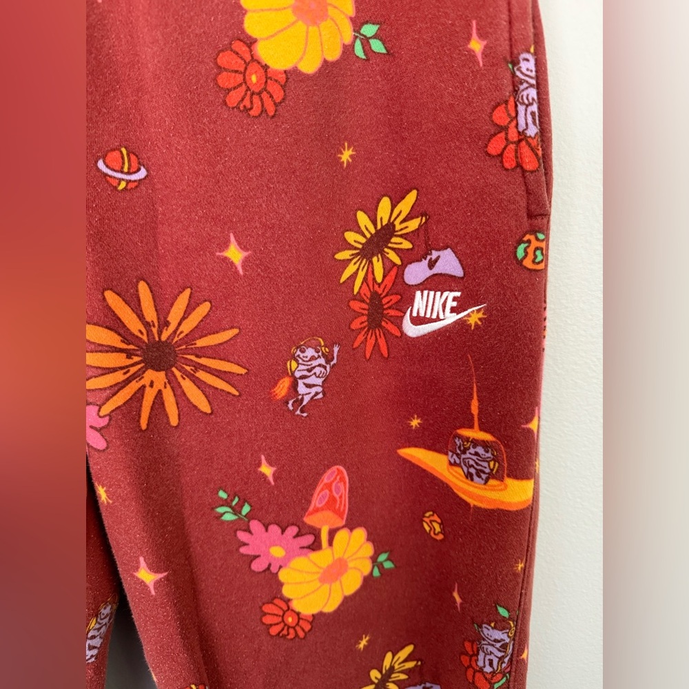 Nike Sportswear Men's Deep Clay Space Floral Pattern sweats medium - Picture 3 of 8